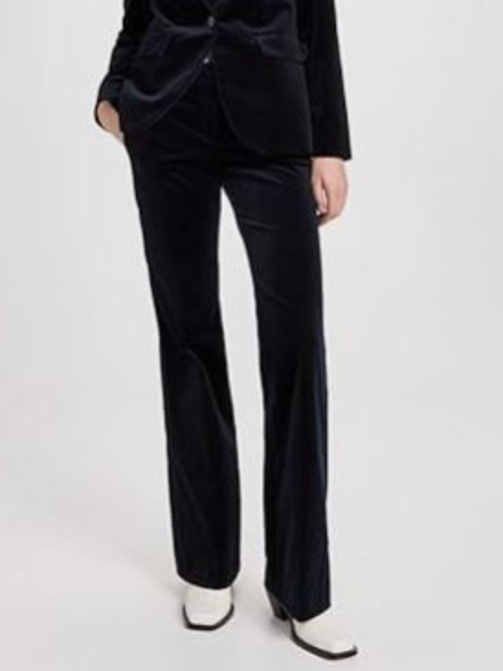 Theory Caroleena Pants Trousers 28 Green Velvet Flair Bootcut Midrise Vtg Y2K